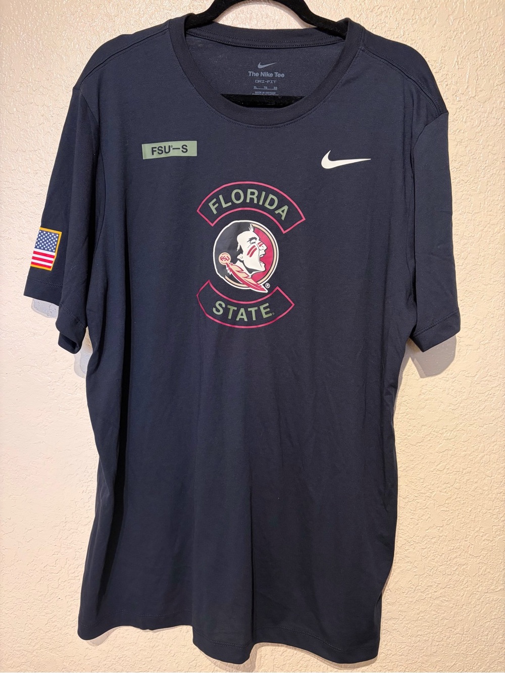 Nike Florida State Men's Black Logo Tee